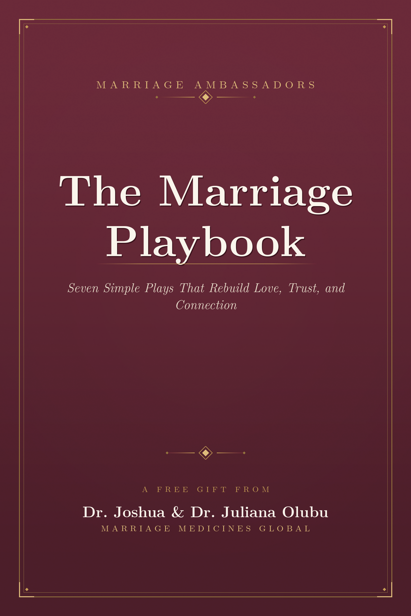 The Marriage Playbook